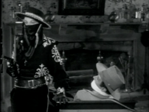 In the interest of equal time, Vic Gordon is also captured and tied up.