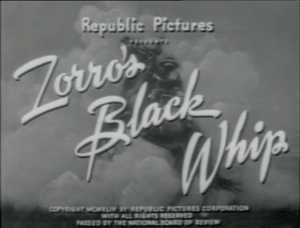 AKA "Zorro minus Zorro"