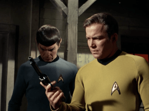 Show creator Gene Roddenberry pitched Star Trek as "Wagon Train to the stars." A few episodes, such as "Spectre of the Gun," made it literal.